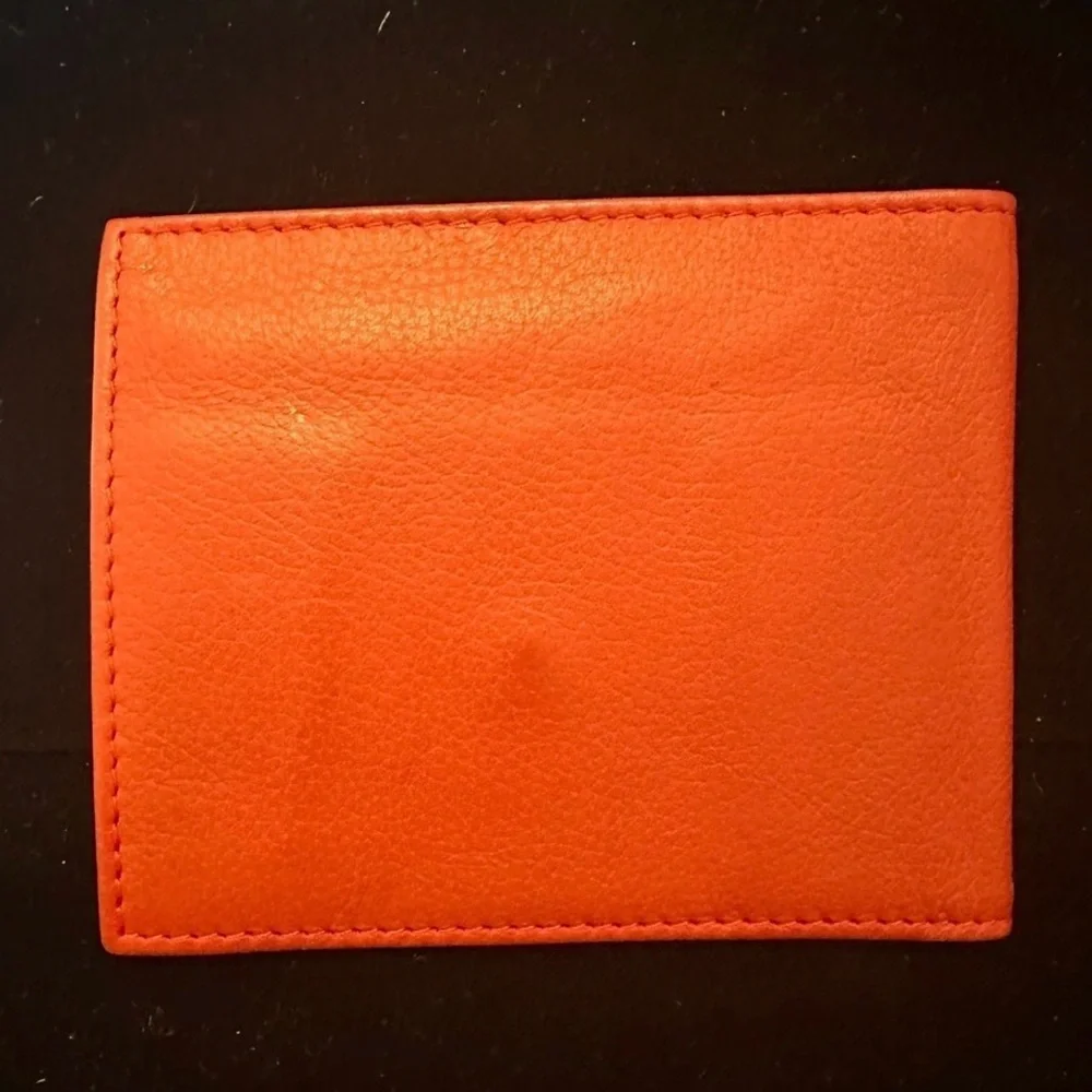 Rolex Red Leather Wallet with Gold Emblem